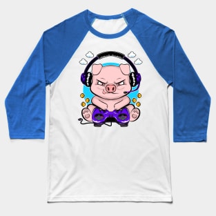 gamer pig, gaming addicts Baseball T-Shirt